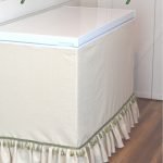 How to hide your freezer with fabric