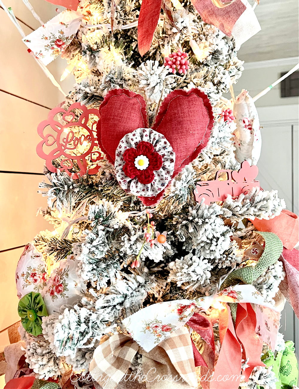 Valentine's Day Tree 2021 - Cottage at the Crossroads