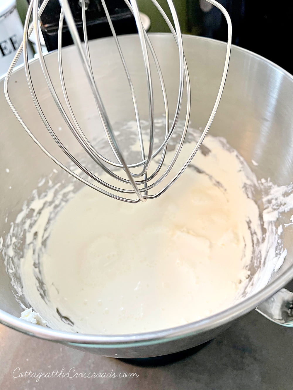 Beating heavy cream