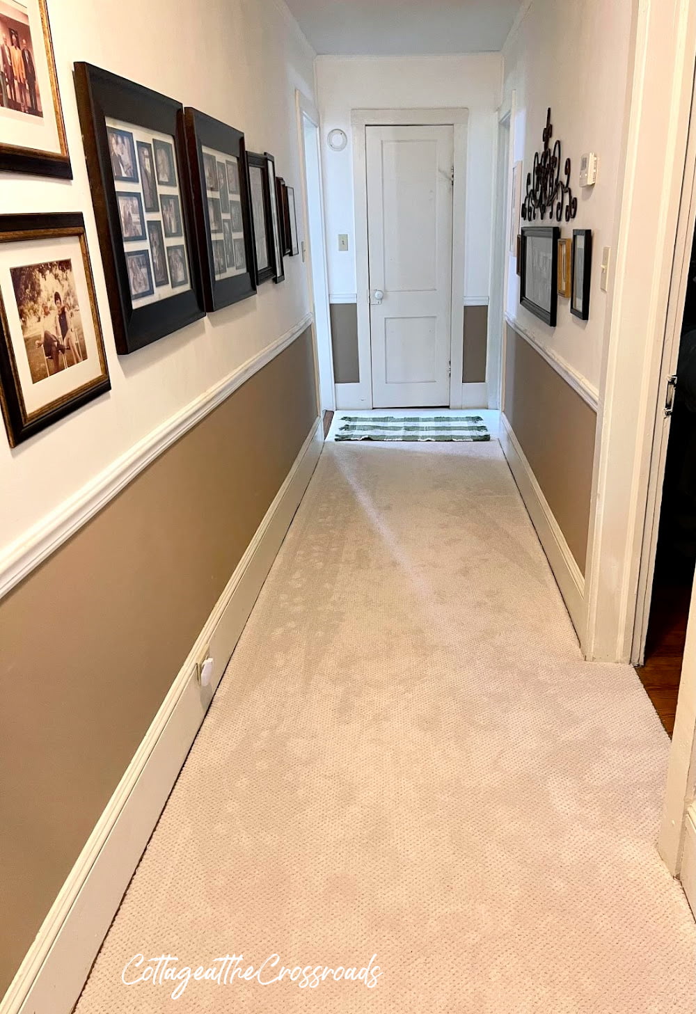 New carpet in hallway