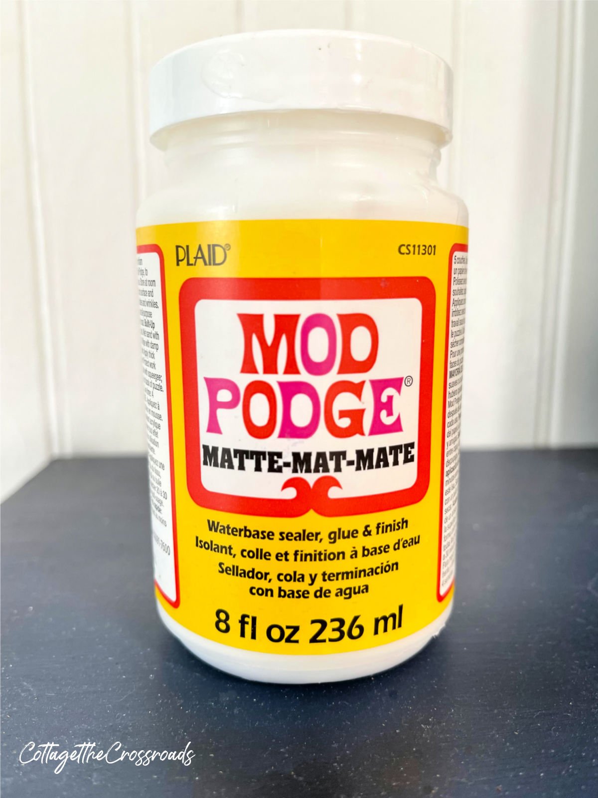 Container of mod podge