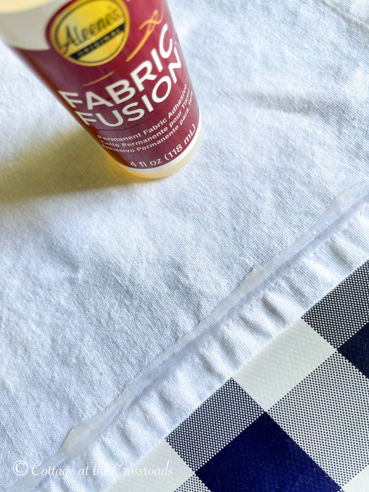 How To Make A Buffalo Check Ruffled Tea Towel – Mother Thyme