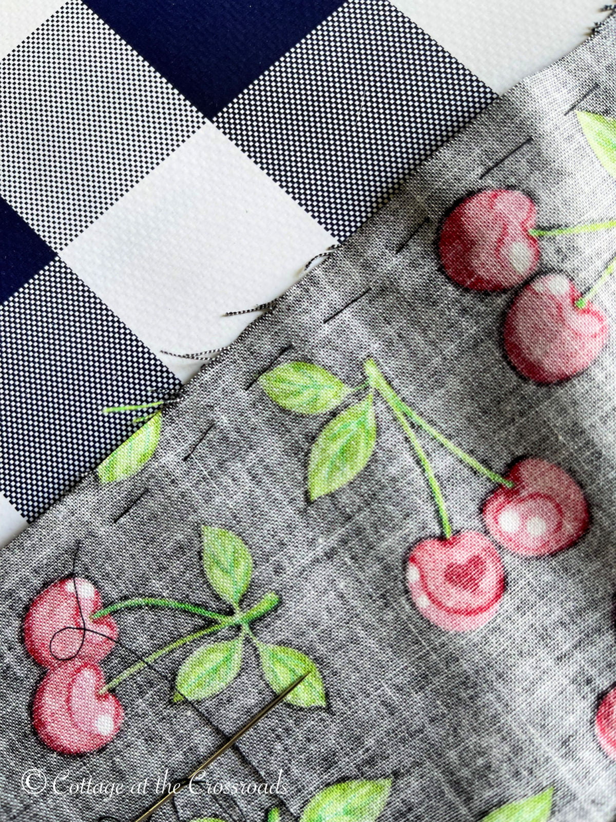 How to Sew a Ruffled Farmhouse Style Tea Towel. For Beginners, and Beyond.  