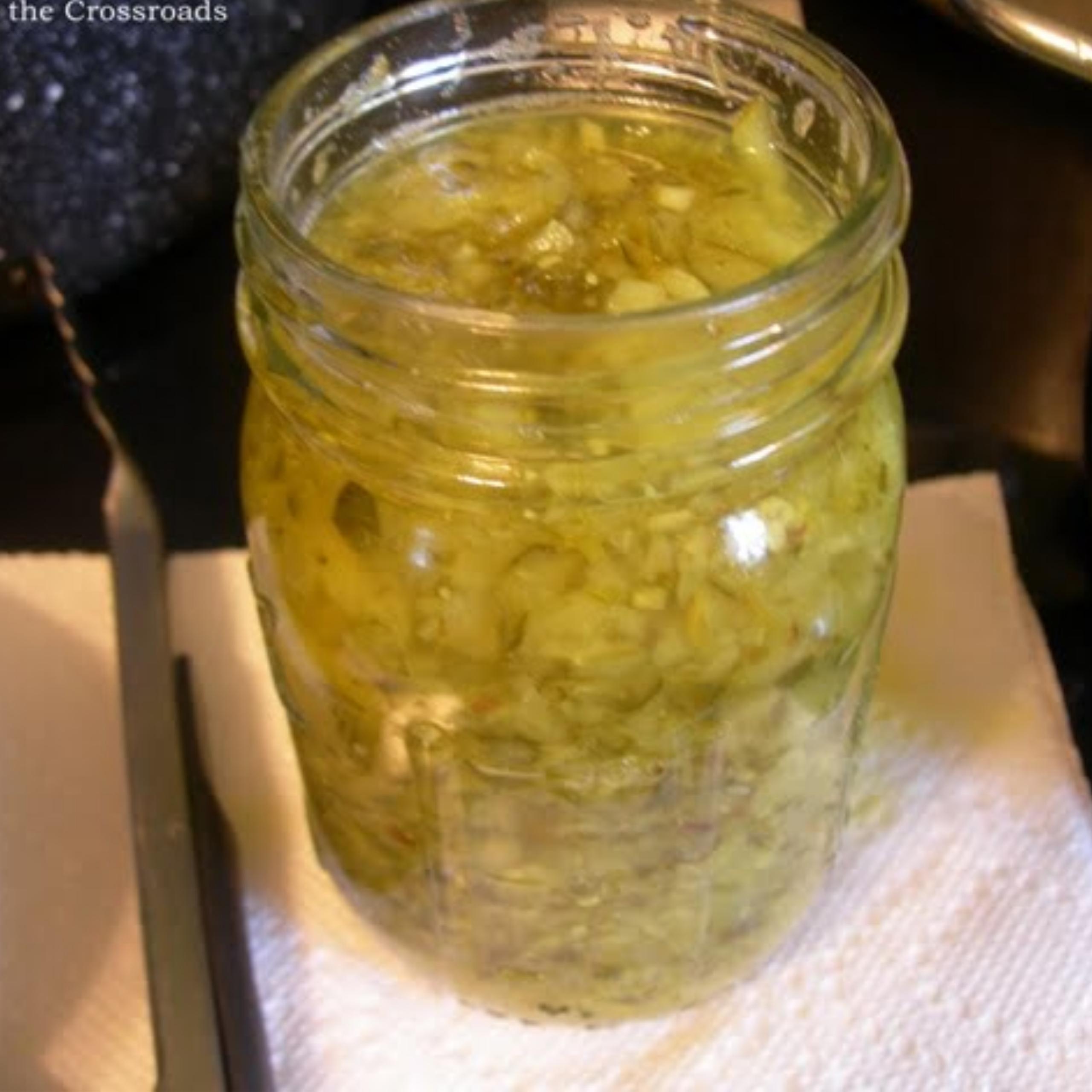 Homemade dill relish