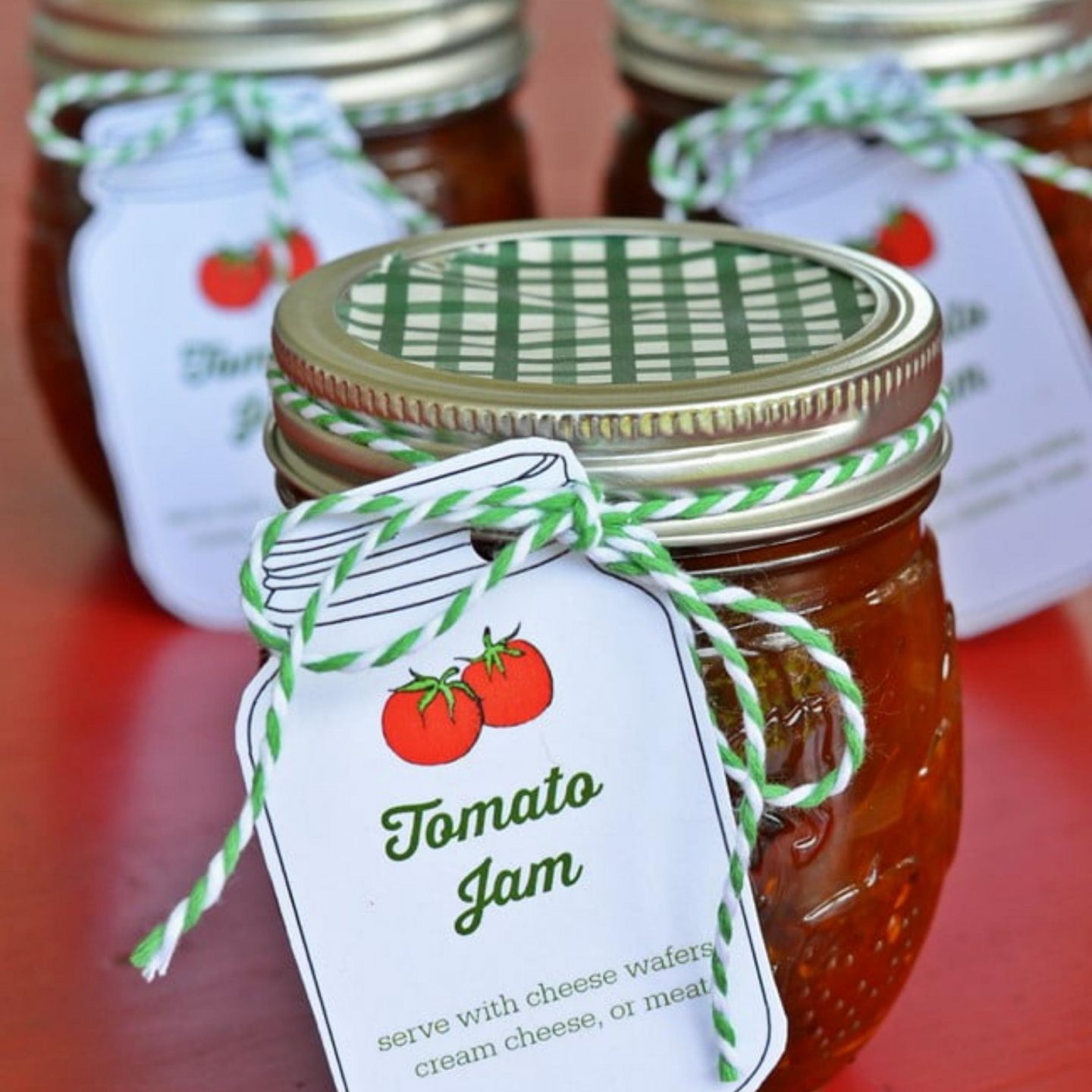 Homemade tomato jam