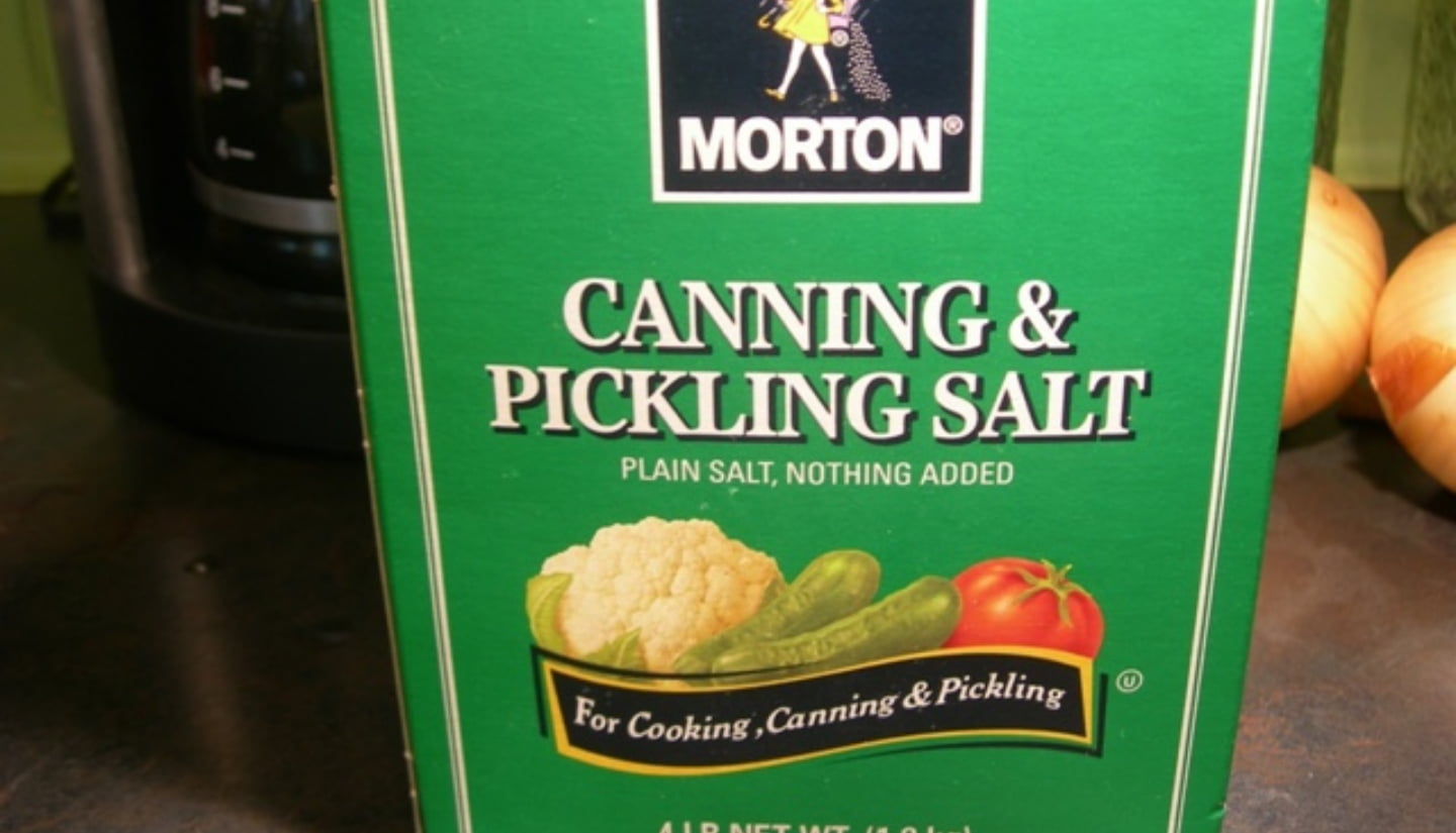 Box of pickling salt