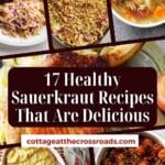 17 healthy sauerkraut recipes that are delicious pinterest image.