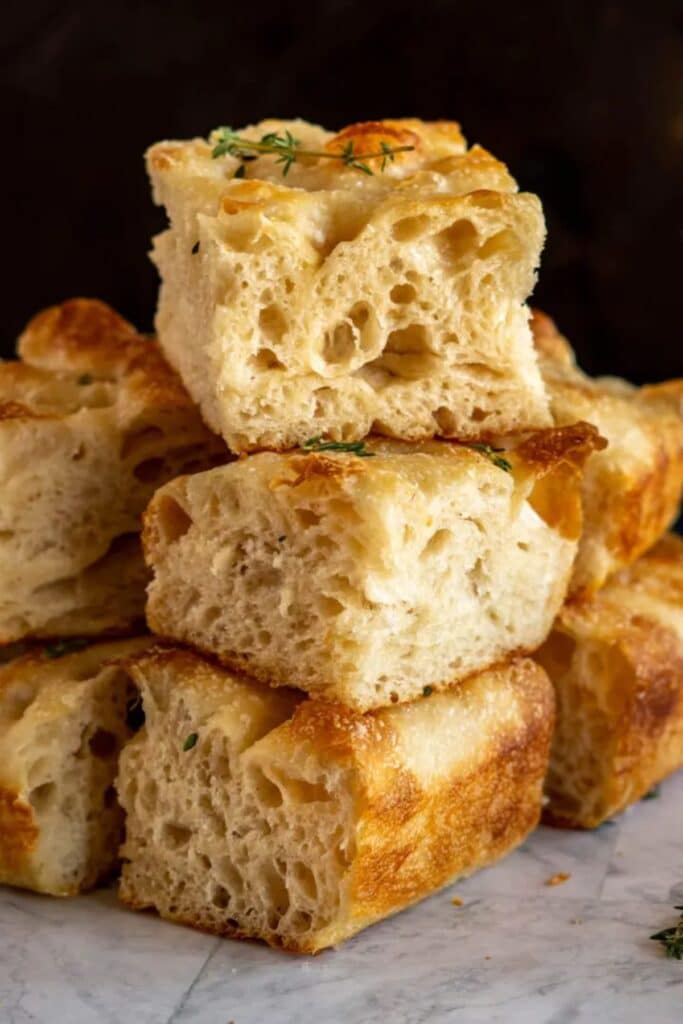 Garlic Butter Sourdough Bread with Tomato Basil Sauce