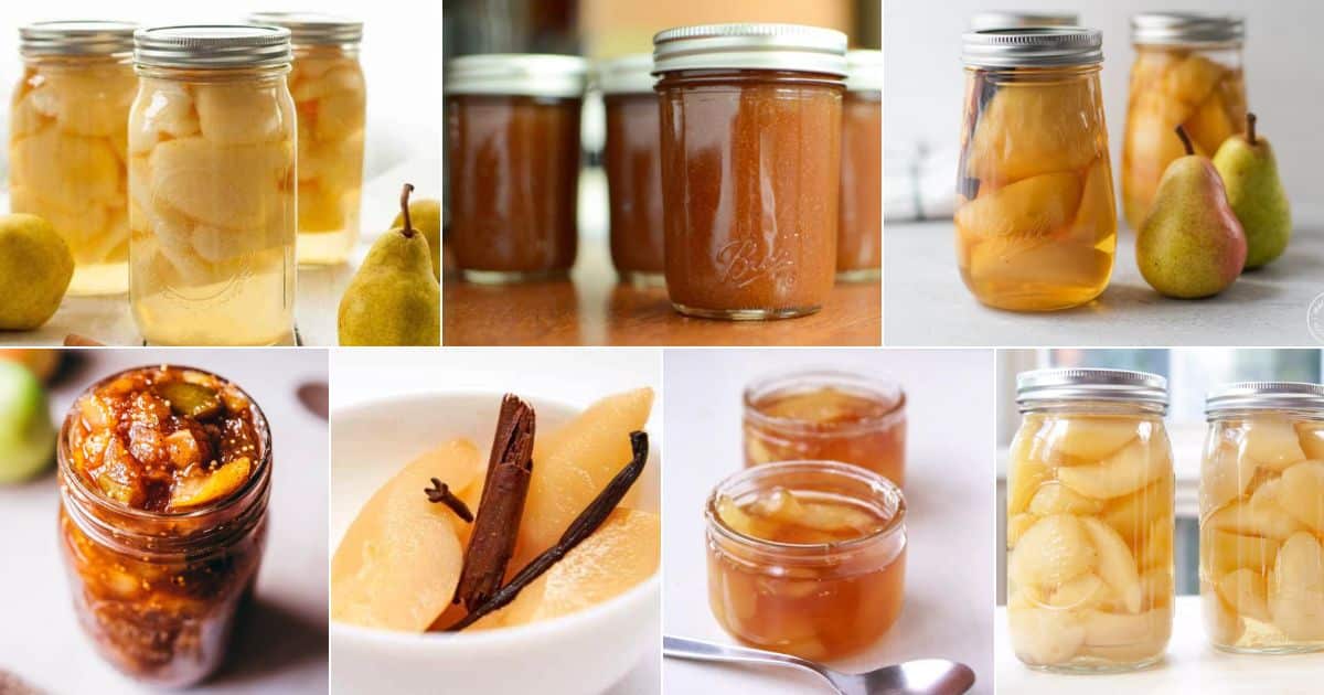 11 pear canning recipes that will add some sweetness facebook image.