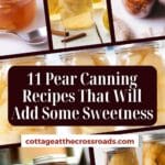 11 pear canning recipes that will add some sweetness pinterest image.