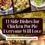 11 side dishes for chicken pot pie everyone will love pinterest image.