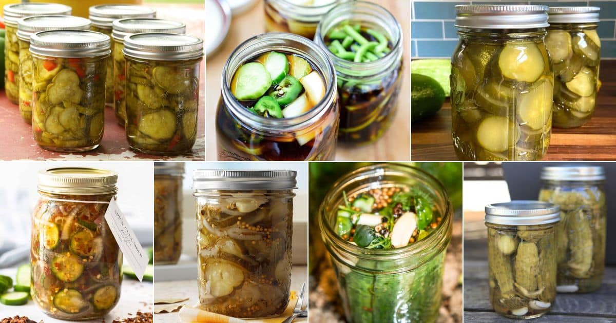 17 cucumber canning recipes to keep your pickles fresh facebook image.