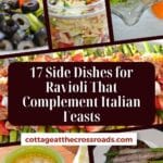 17 side dishes for ravioli that complement italian feasts pinterest image.