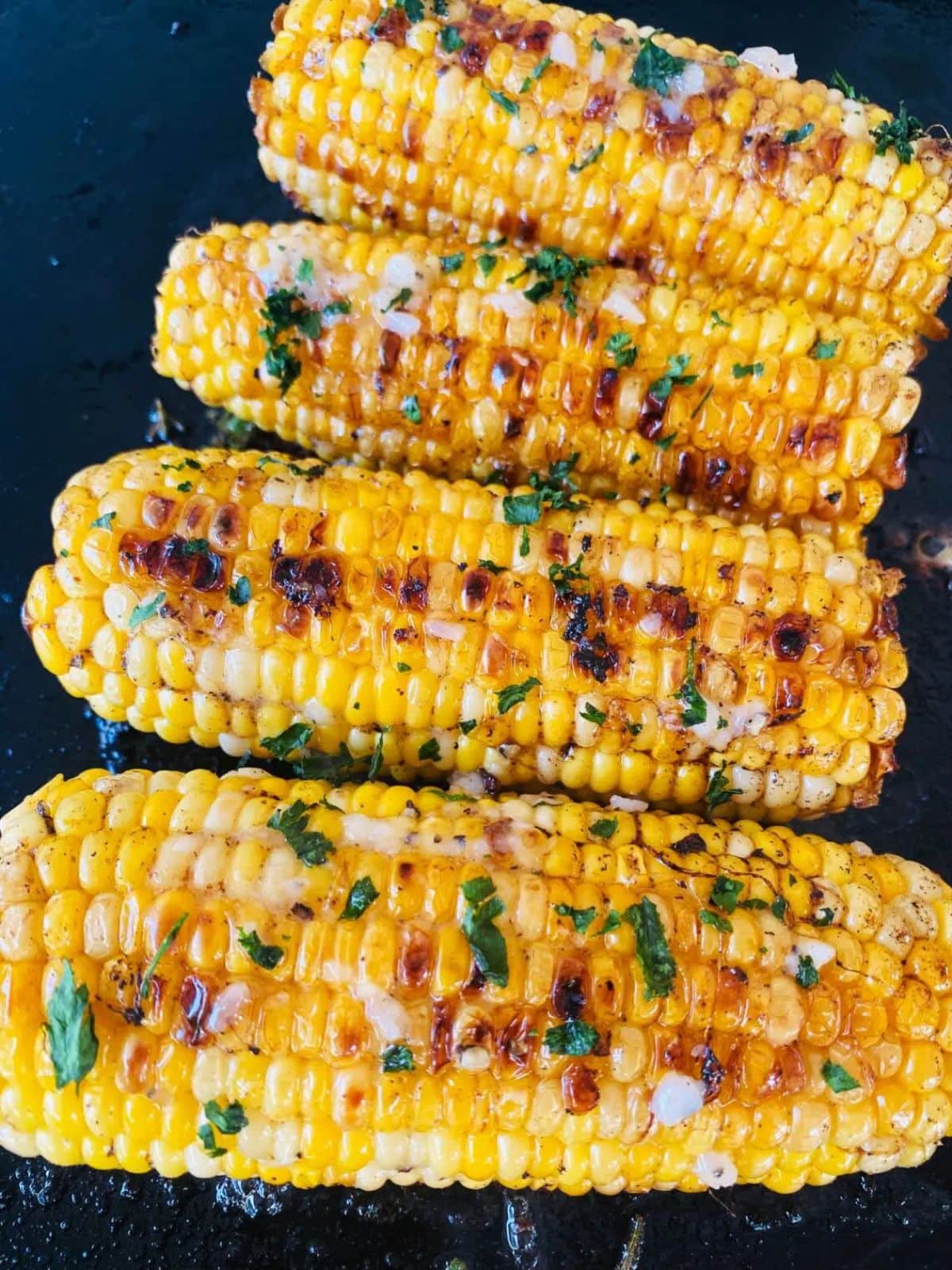 Blackstone garlic butter corns