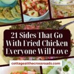 21 sides that go with fried chicken everyone will love pinterest image.