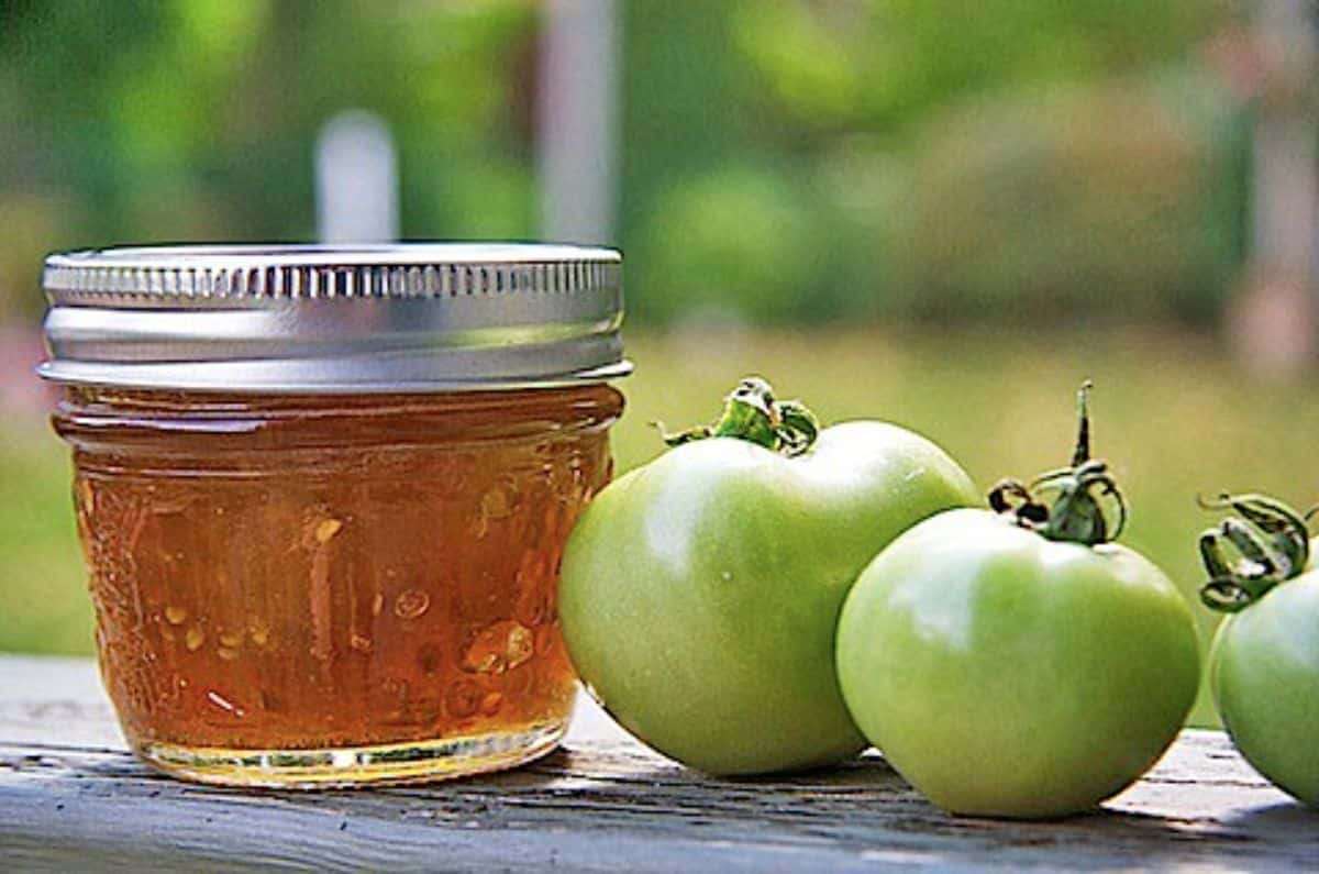 Quick Pickled Green Tomatoes - Upstate Ramblings