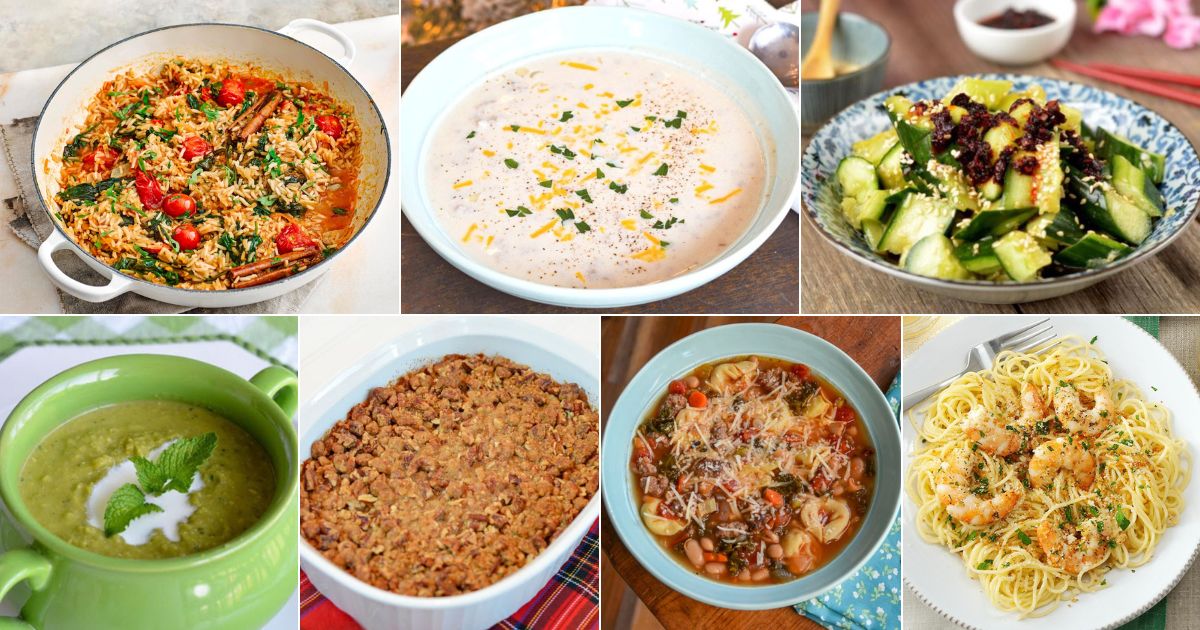 27 recipes to cook when sick for a comforting meal facebook image.