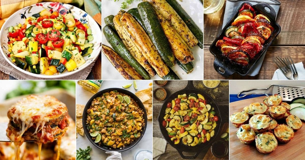 27 summer squash recipes to impress your guests facebook image.