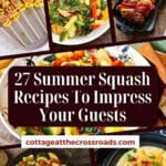 27 summer squash recipes to impress your guests pinterest image.