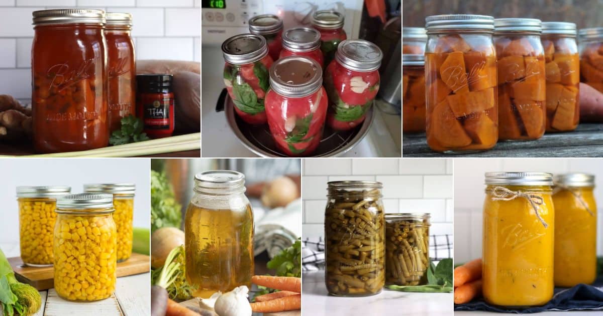 41 pressure canning recipes that are easy to make facebook image.