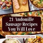 21 andouille sausage recipes you will love pinterest image.
