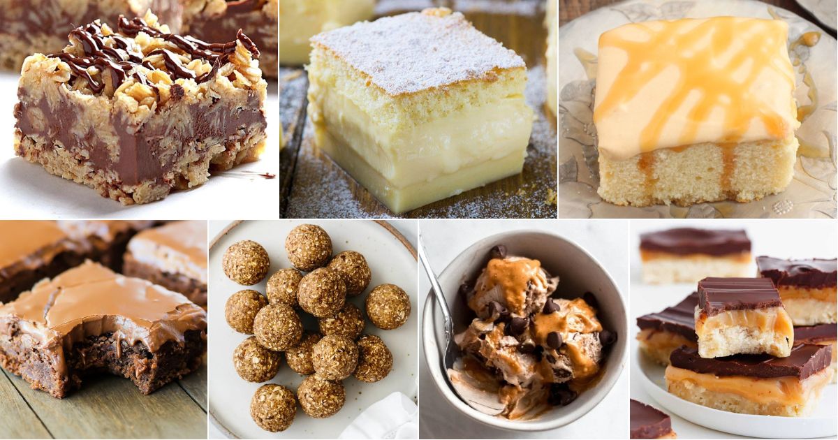 21 lazy dessert ideas for a quick and easy treat facebook image.