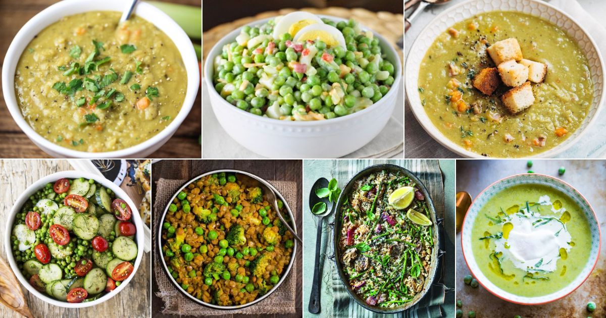25 canned pea recipes that are quick and easy facebook image.