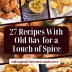 27 recipes with old bay for a touch of spice pinterest image.