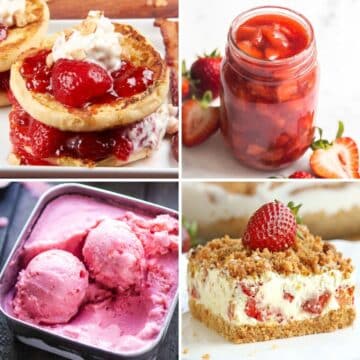 29 desserts with frozen strawberries featured