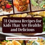 31 quinoa recipes for kids that are healthy and delicious pinterest image.