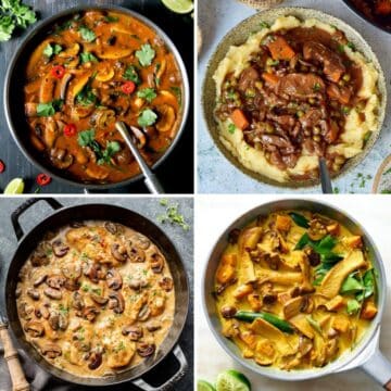 31 recipes using a lot of mushrooms featured