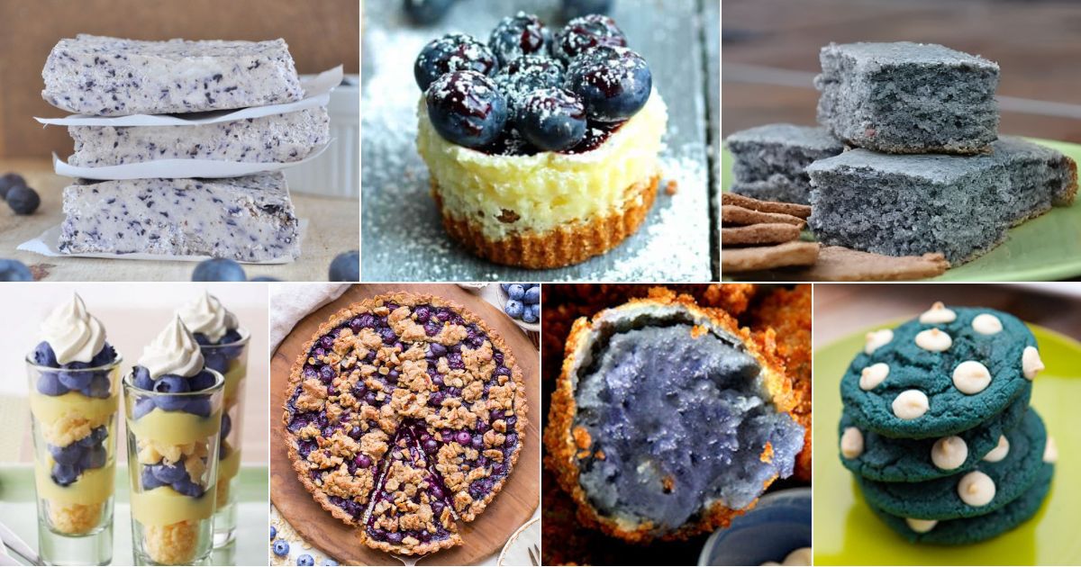 15+ Yummy Naturally Blue Foods (Sweet + Savory) - Platings + Pairings