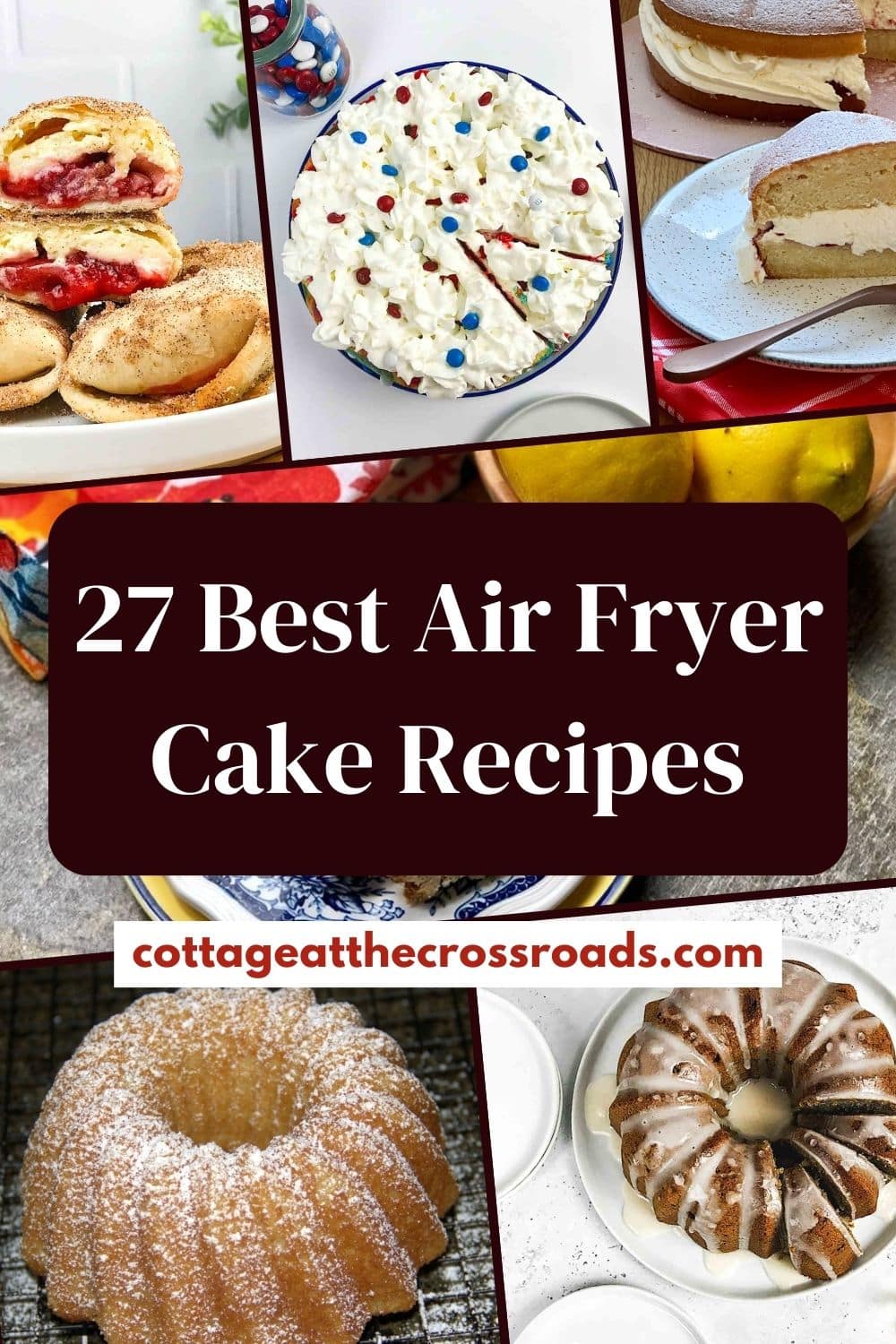 27 Best Air Fryer Cake Recipes - Cottage At The Crossroads