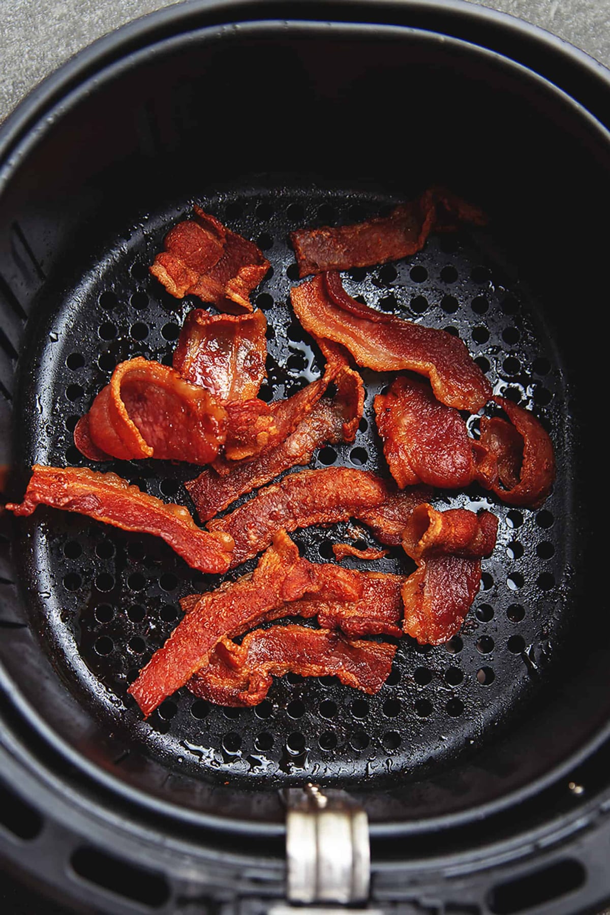 Air fryer bacon-no smoke
