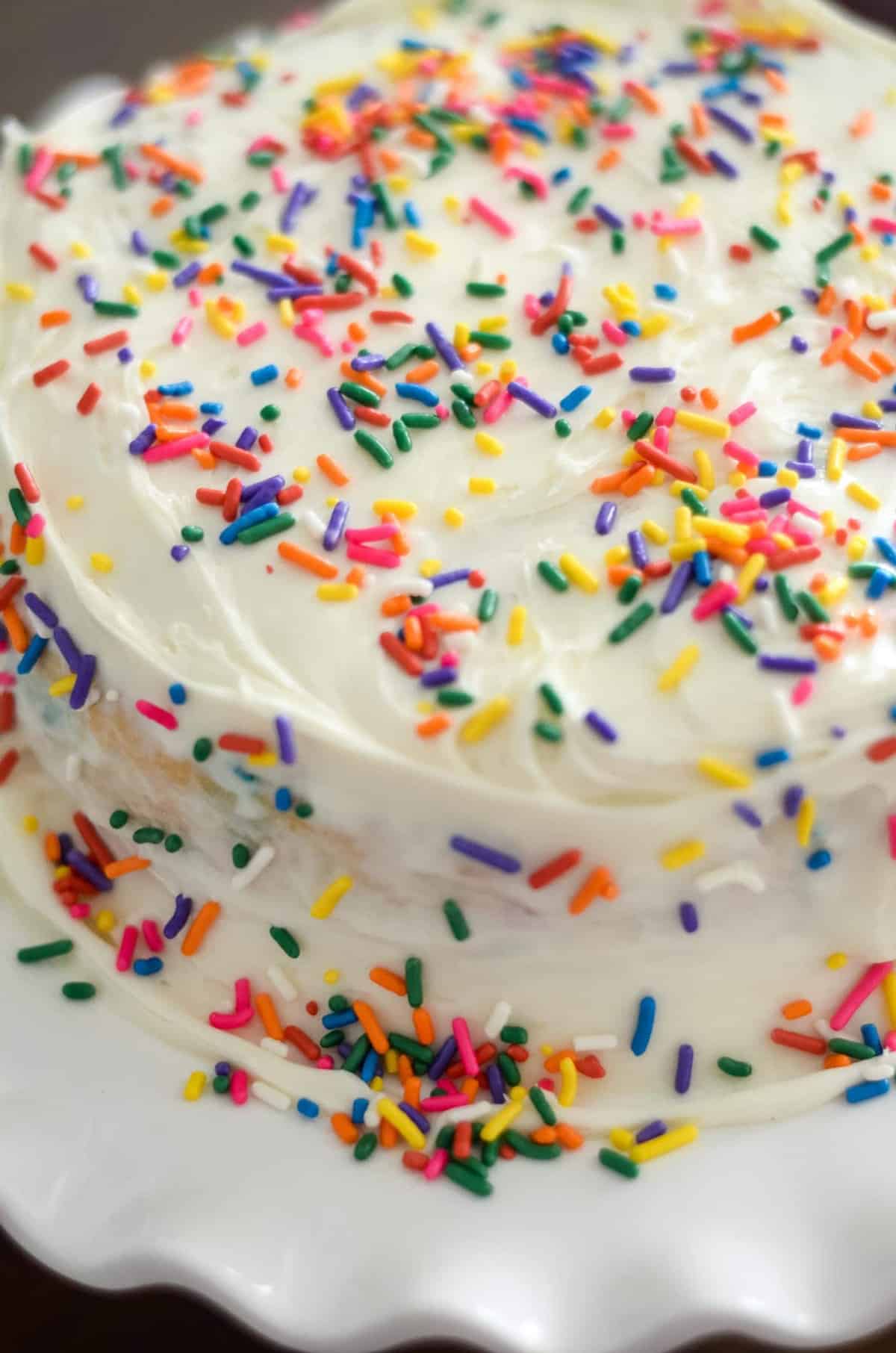 Air fryer cake with cake mix