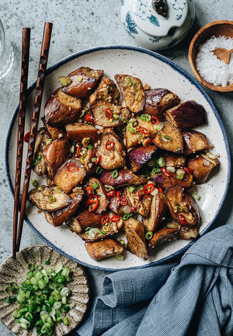 Air fryer chinese eggplant