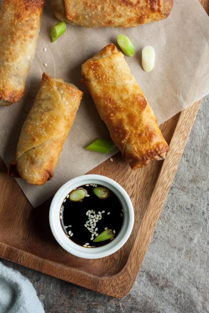 19 Easy Air Fryer Egg Rolls Recipes - Cottage at the Crossroads