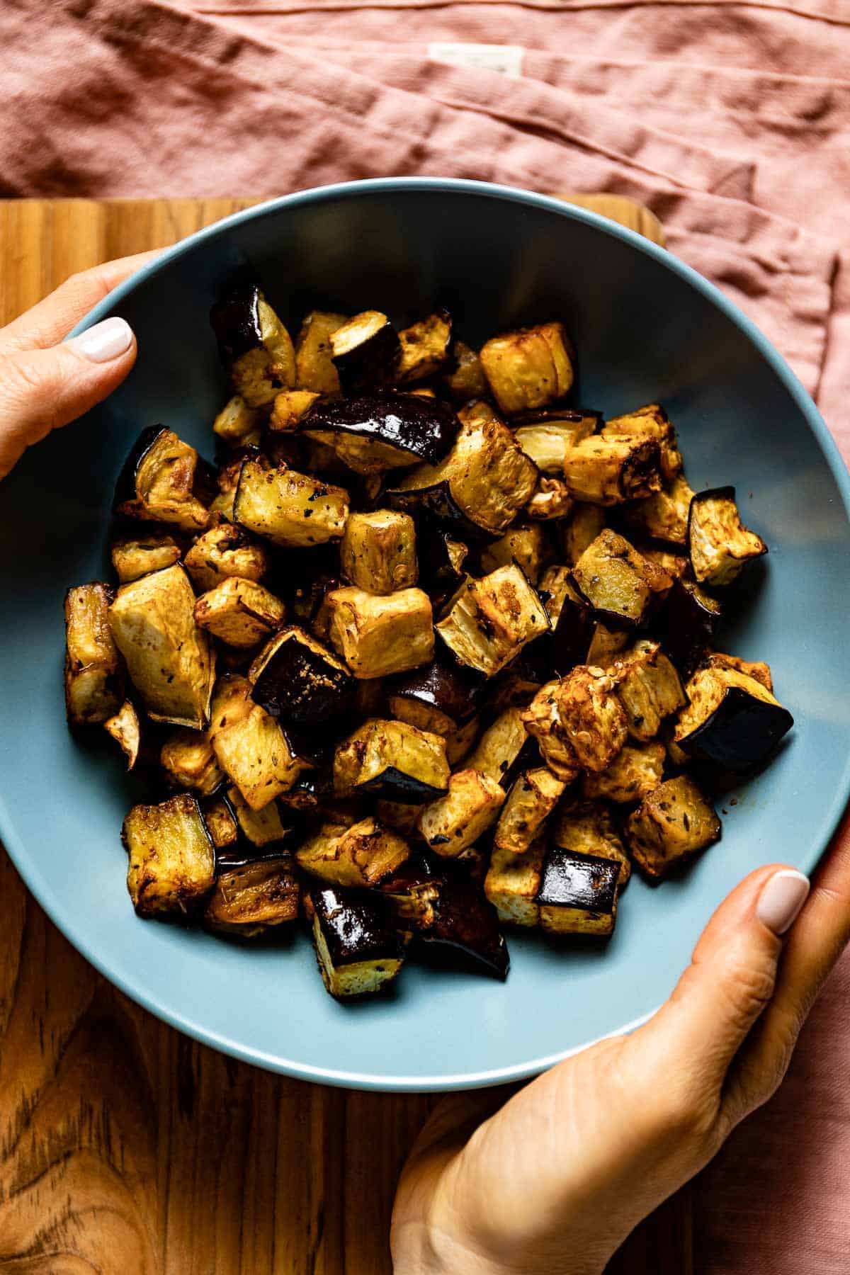 Air fryer eggplant with no breadcrumbs