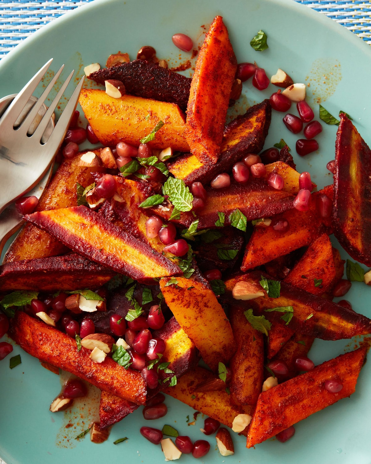 Air fryer moroccan-spiced carrots