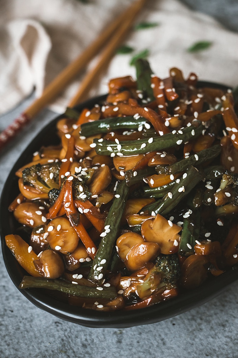 Asian vegetable stir fry