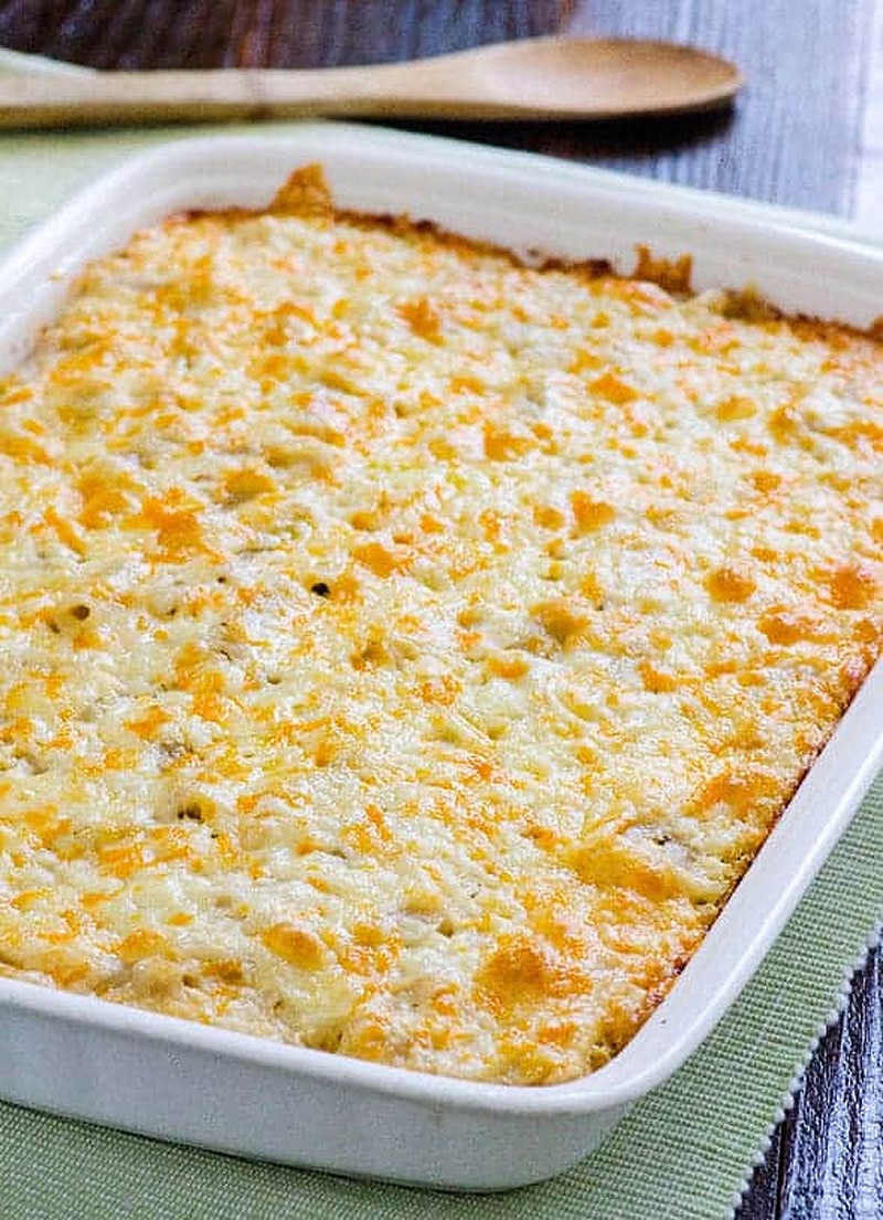Baked mac and cheese with cauliflower