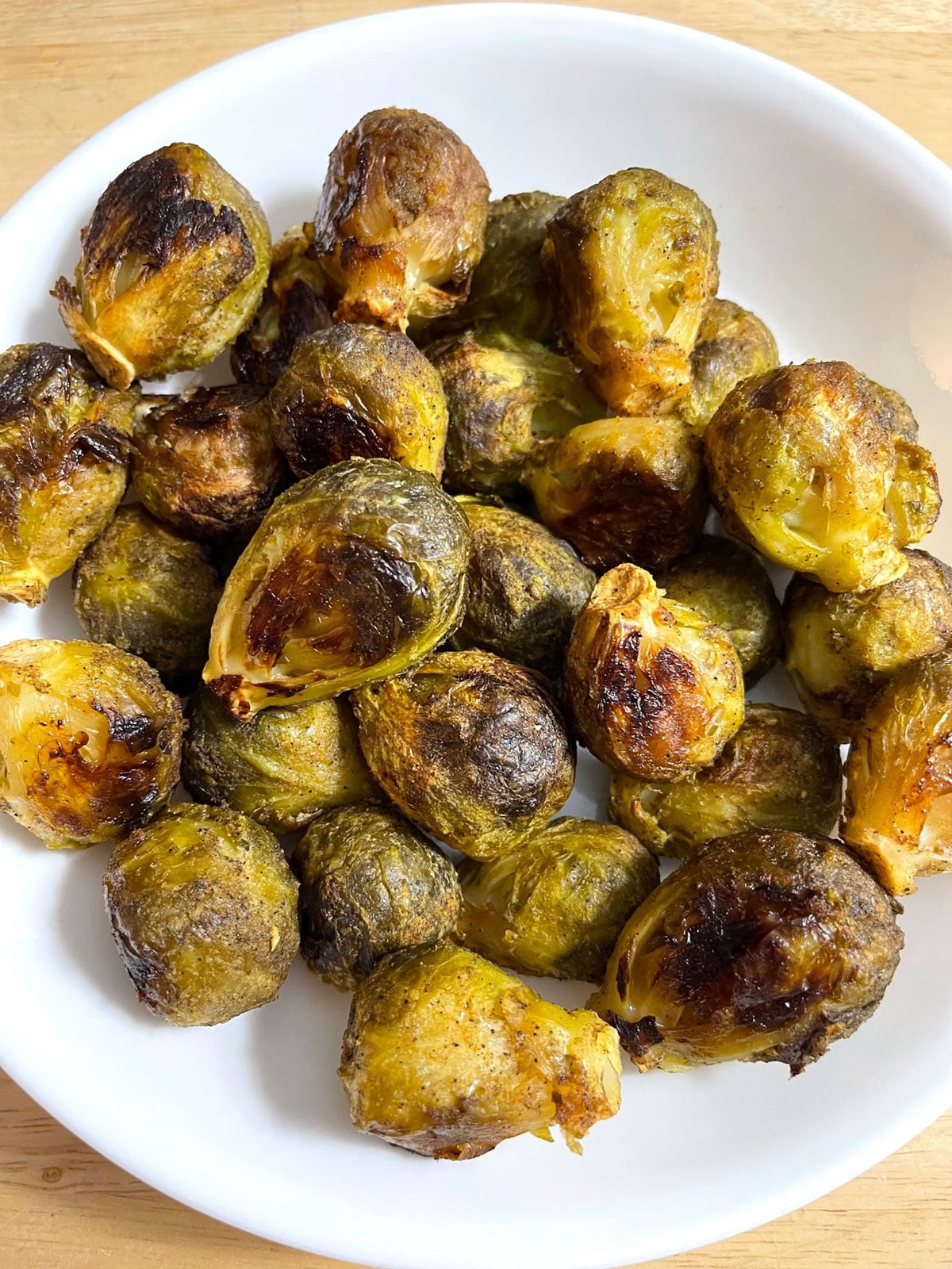 Balsamic roasted frozen brussel sprouts
