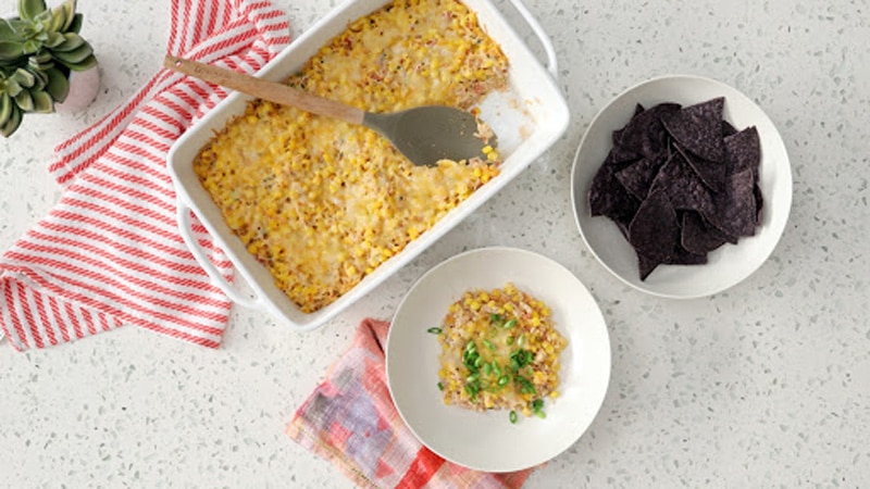Easy mexican corn and rice casserole
