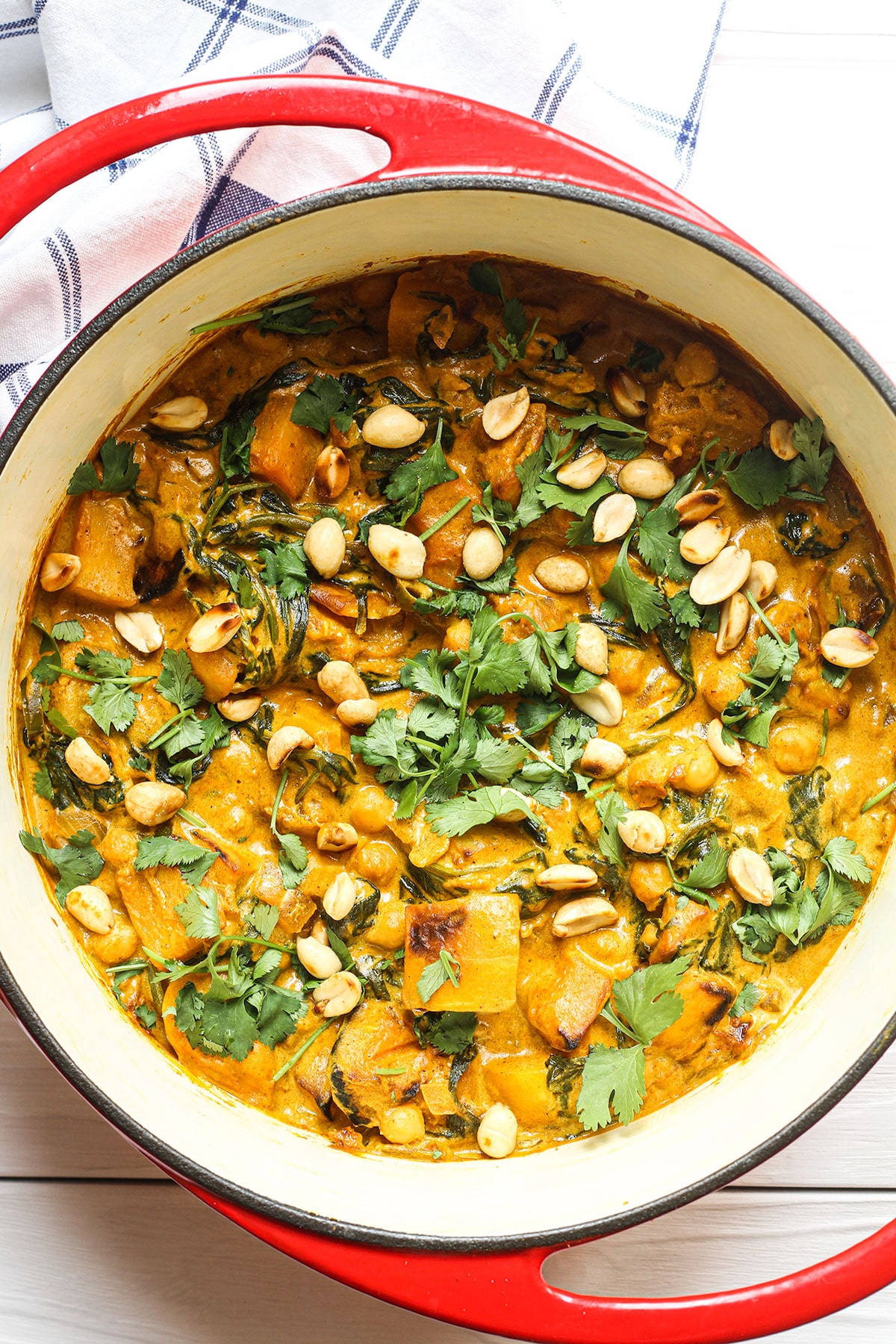Easy roasted butternut squash curry