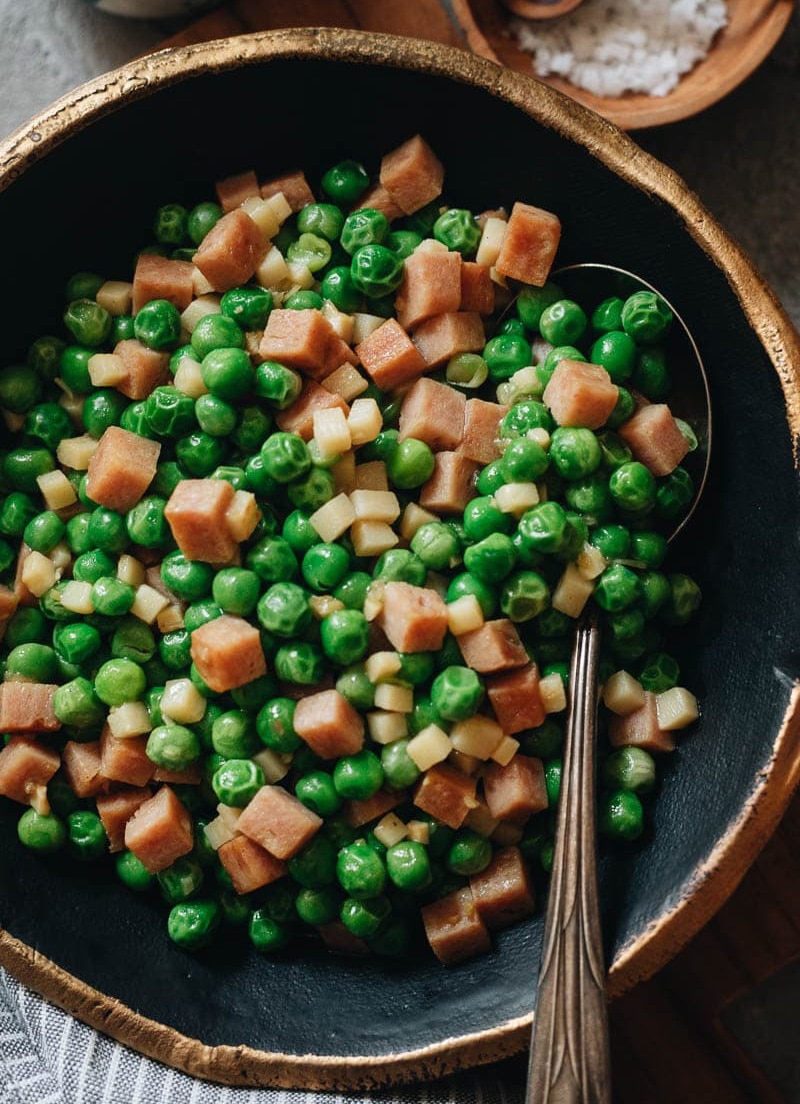 Green peas stir fry