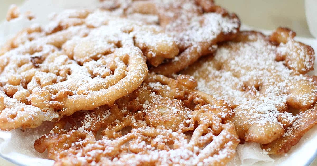 Insanely good funnel cakes in an air fryer