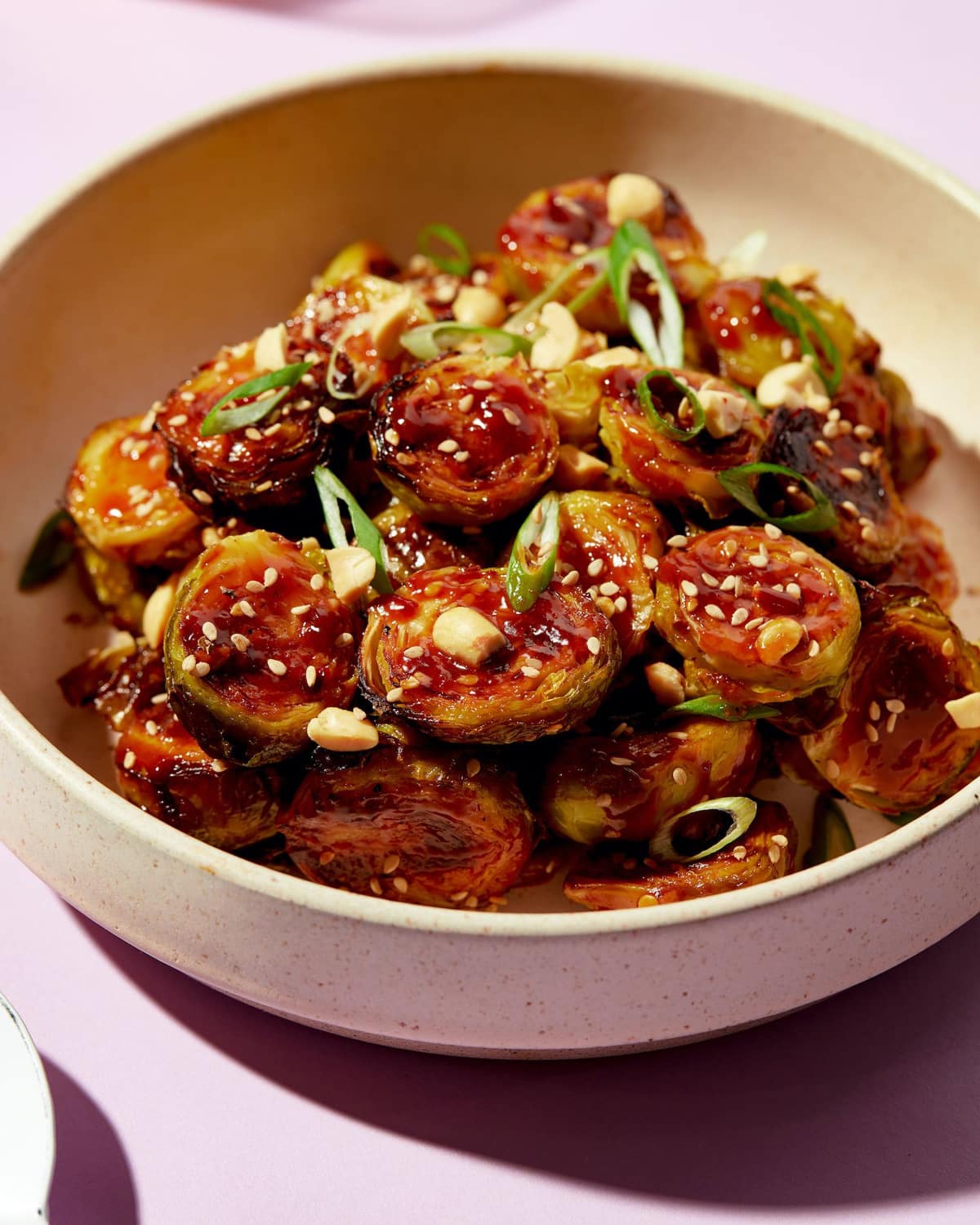 Kung pao brussels sprouts