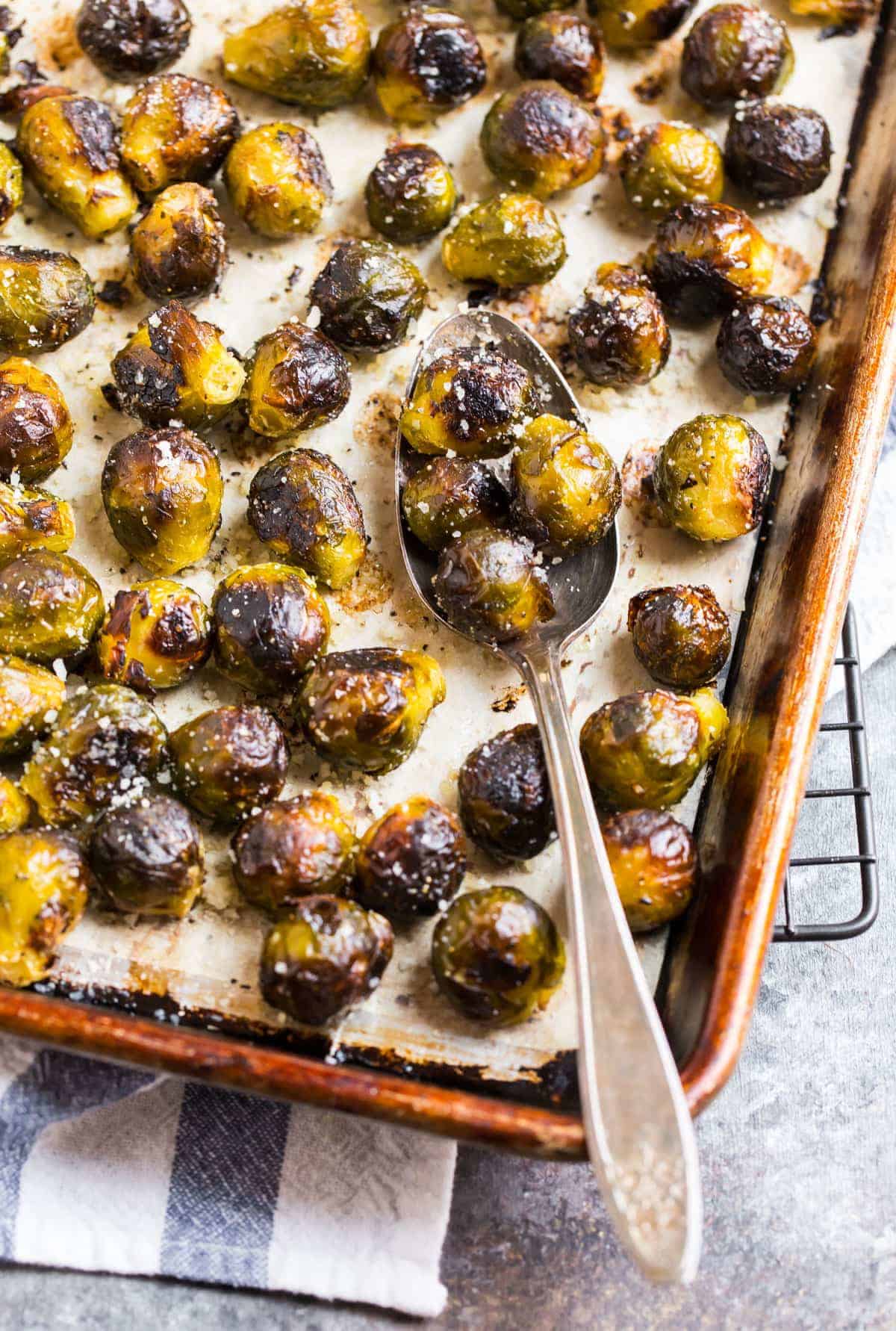 Roasted frozen brussels sprouts