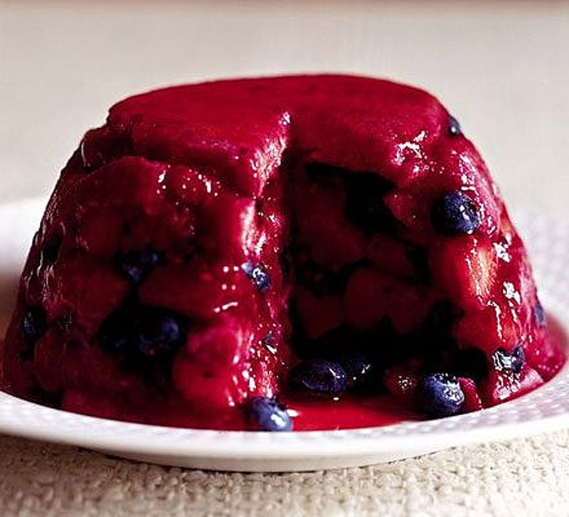 Simple summer pudding