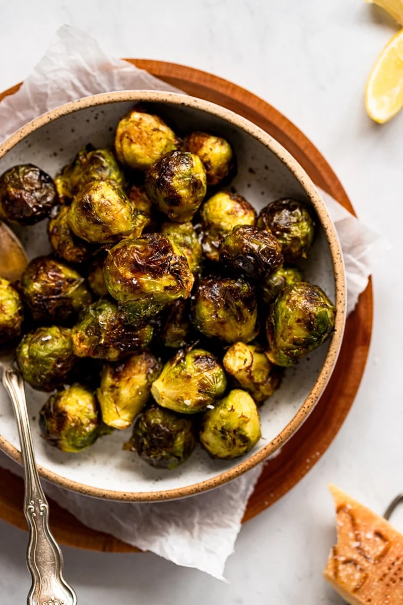 The easiest air fryer frozen brussels sprouts